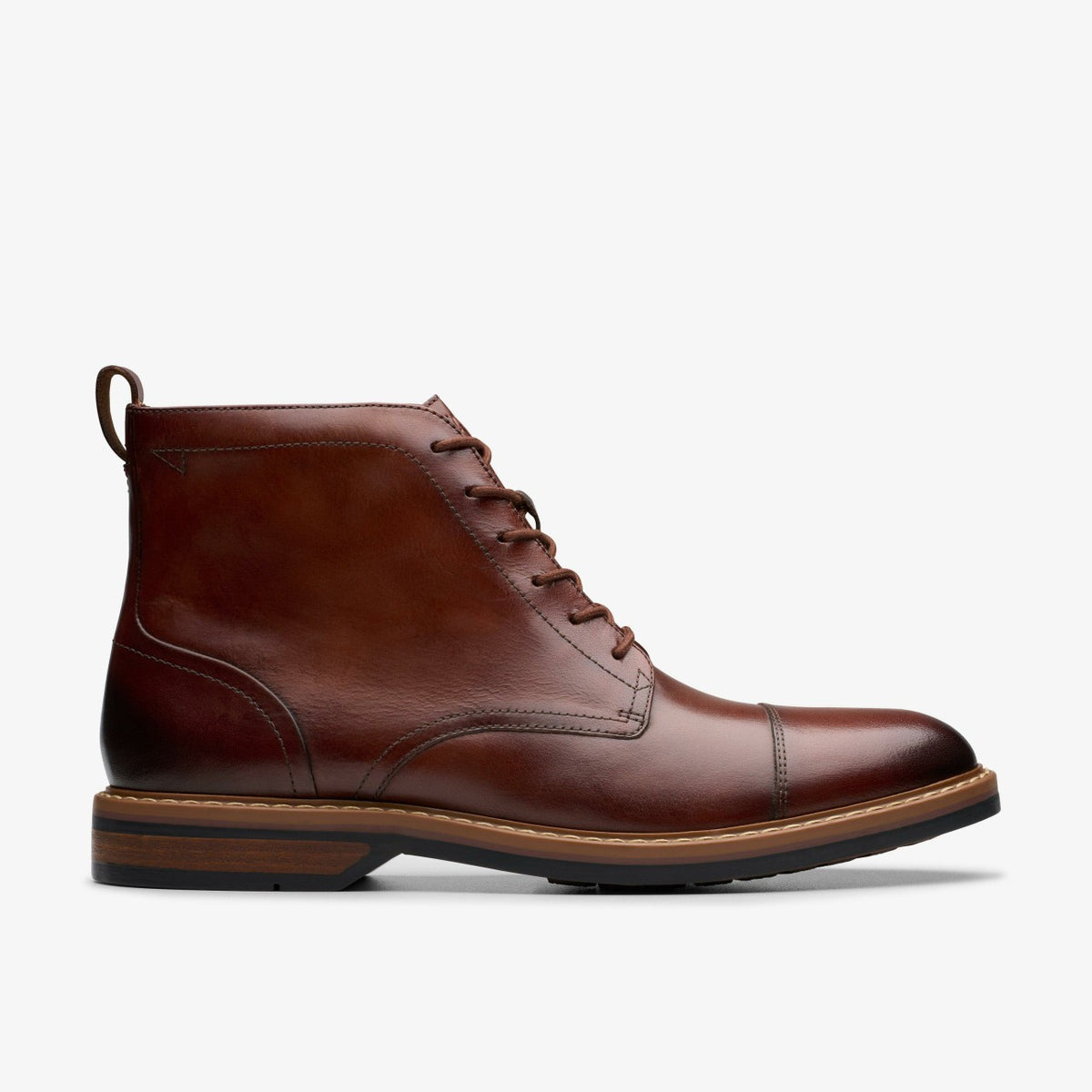 Aldwin Cap Mid Tan Leather | Clarks Discount