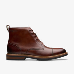 Aldwin Cap Mid Tan Leather | Clarks Discount