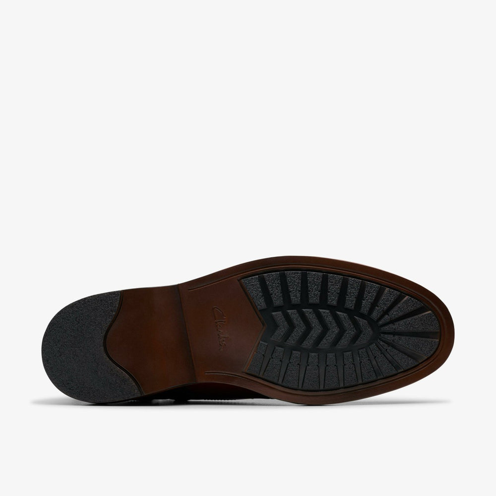 Aldwin Cap Mid Tan Leather | Clarks Discount