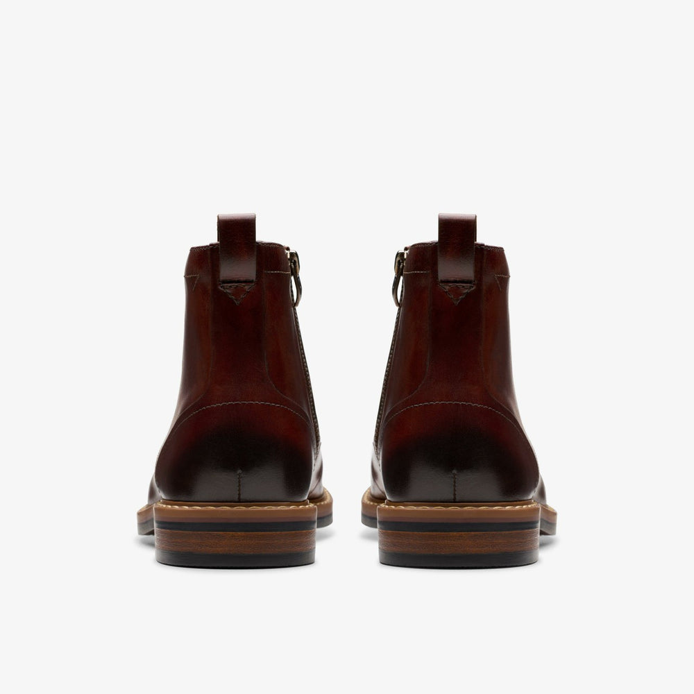 Aldwin Cap Mid Tan Leather | Clarks Discount