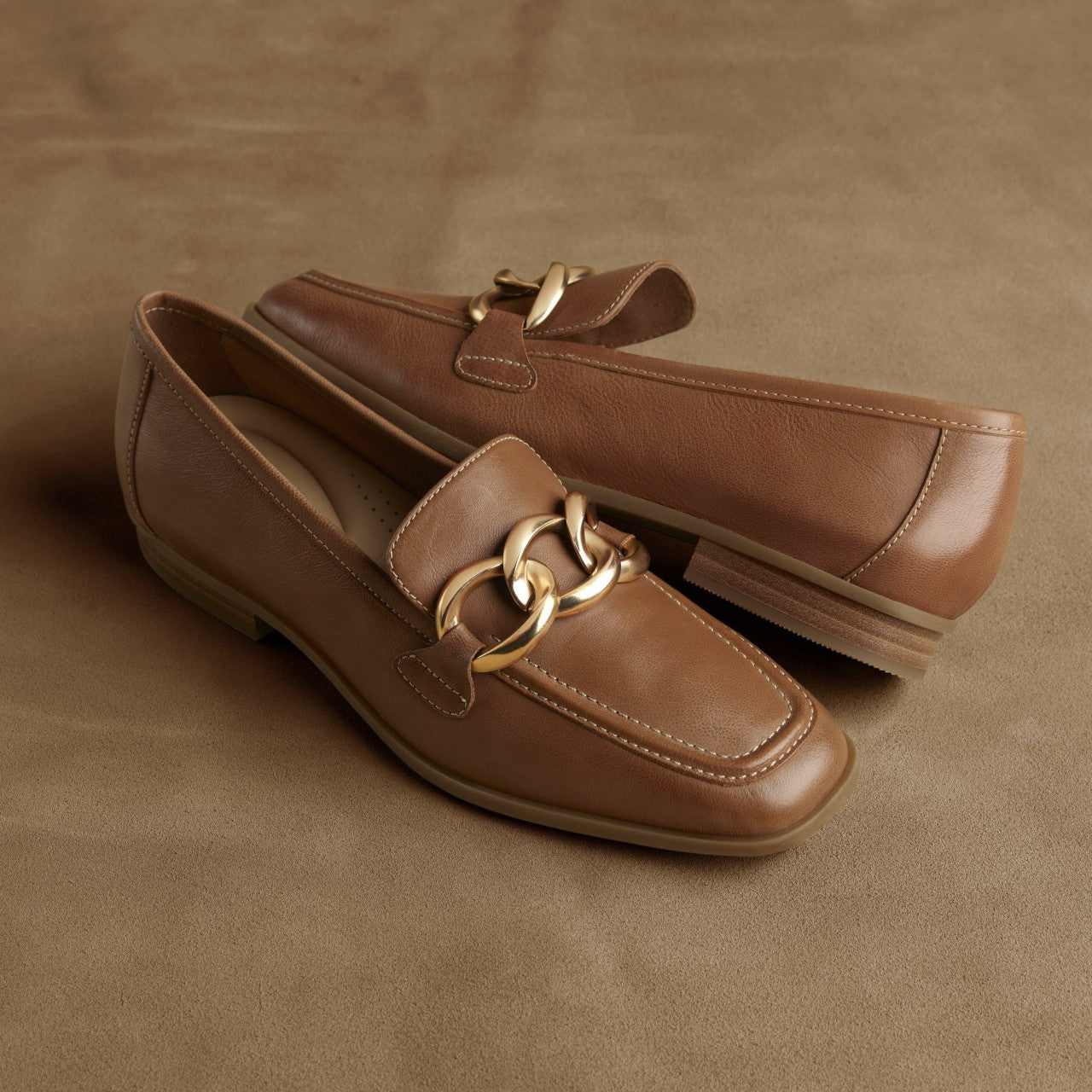 Sarafyna Iris Loafer Tan Leather | Clarks For Sale