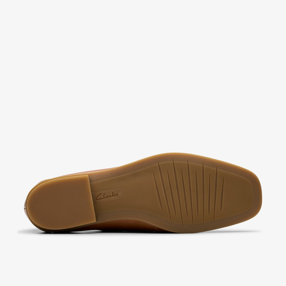 Sarafyna Iris Loafer Tan Leather | Clarks For Sale