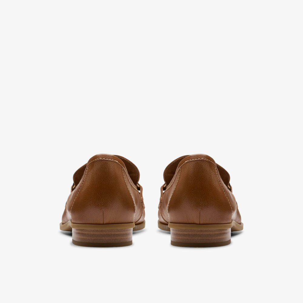 Sarafyna Iris Loafer Tan Leather | Clarks For Sale