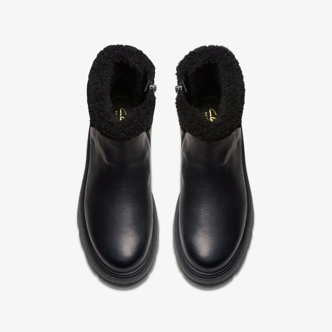 Hencroft Madi Waterproof Black Warmlined Leather | Clarks For Sale
