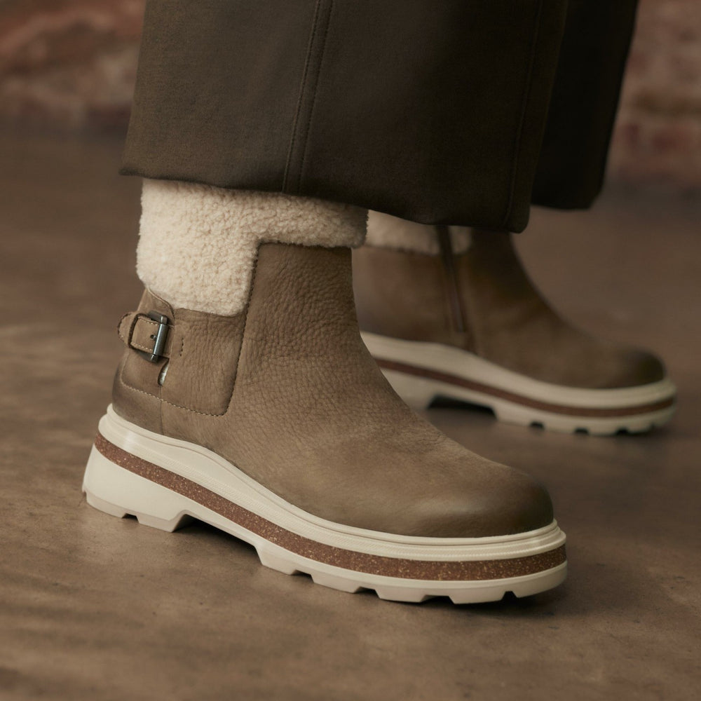 Hencroft Madi Waterproof Dark Sand Warmlined | Clarks Onsale
