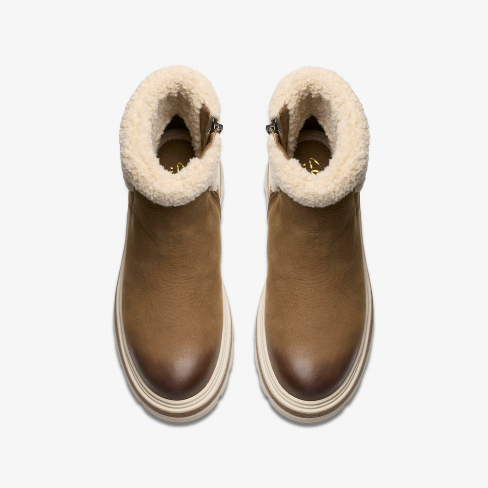 Hencroft Madi Waterproof Dark Sand Warmlined | Clarks Onsale