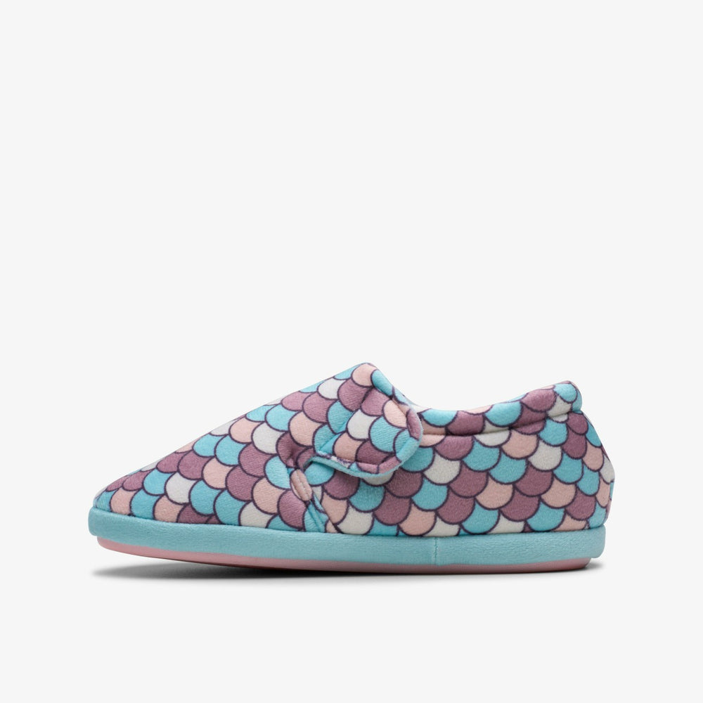Fluffy Snug Kid Pink Multicolour | Clarks Onsale