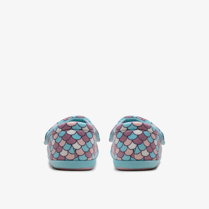 Fluffy Snug Kid Pink Multicolour | Clarks Onsale