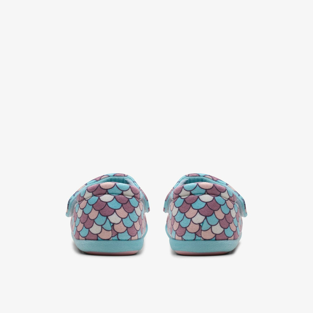 Fluffy Snug Kid Pink Multicolour | Clarks Onsale