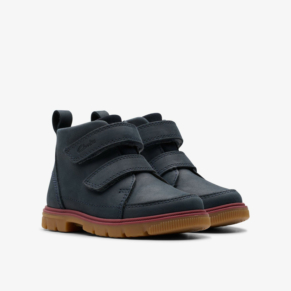 Lorcam Hi Toddler Navy | Clarks US