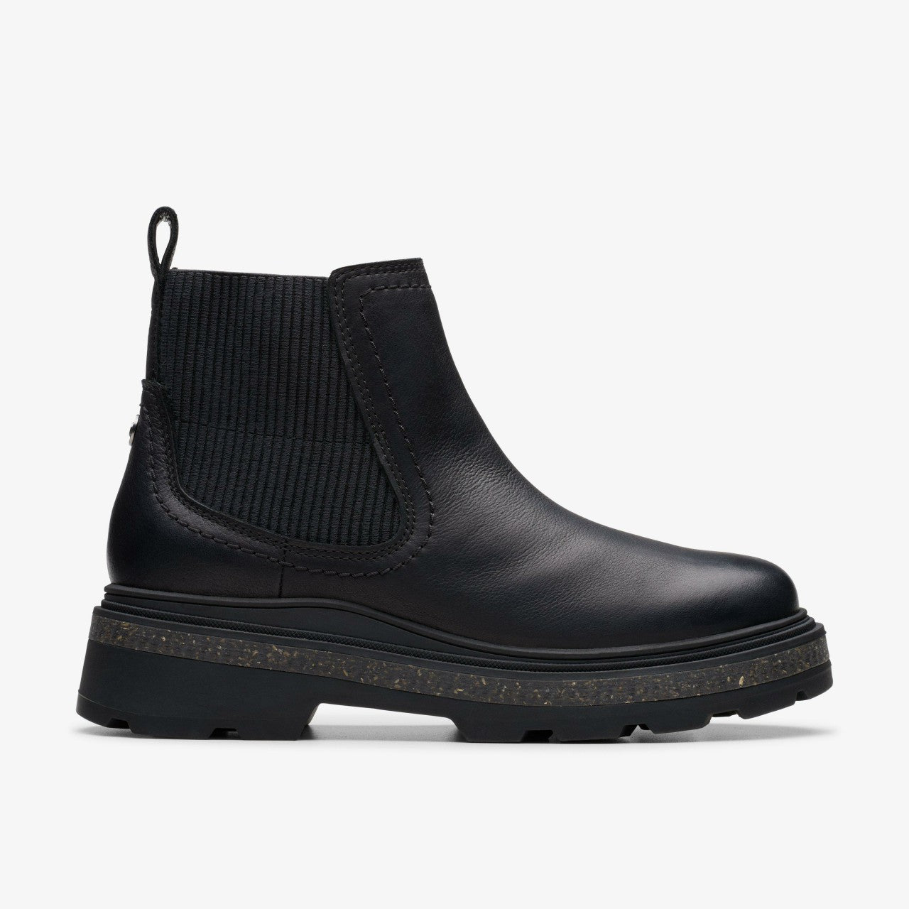 Hencroft Step Waterproof Black Leather | Clarks Onsale