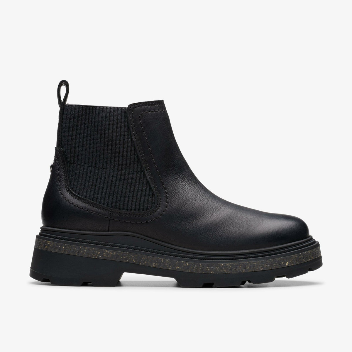 Hencroft Step Waterproof Black Leather | Clarks Onsale
