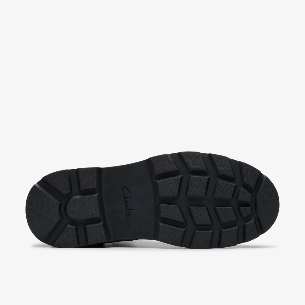 Hencroft Step Waterproof Black Leather | Clarks Onsale