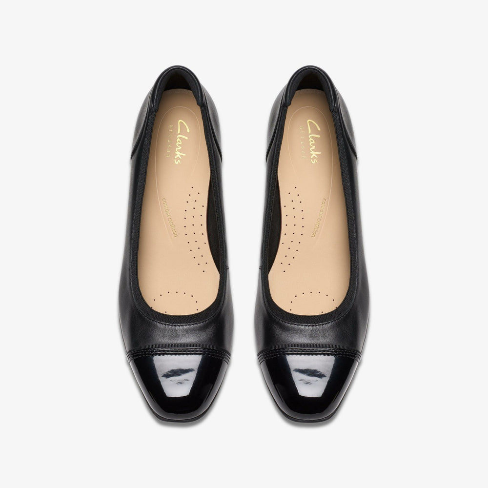 Krystine May Black Leather | Clarks US
