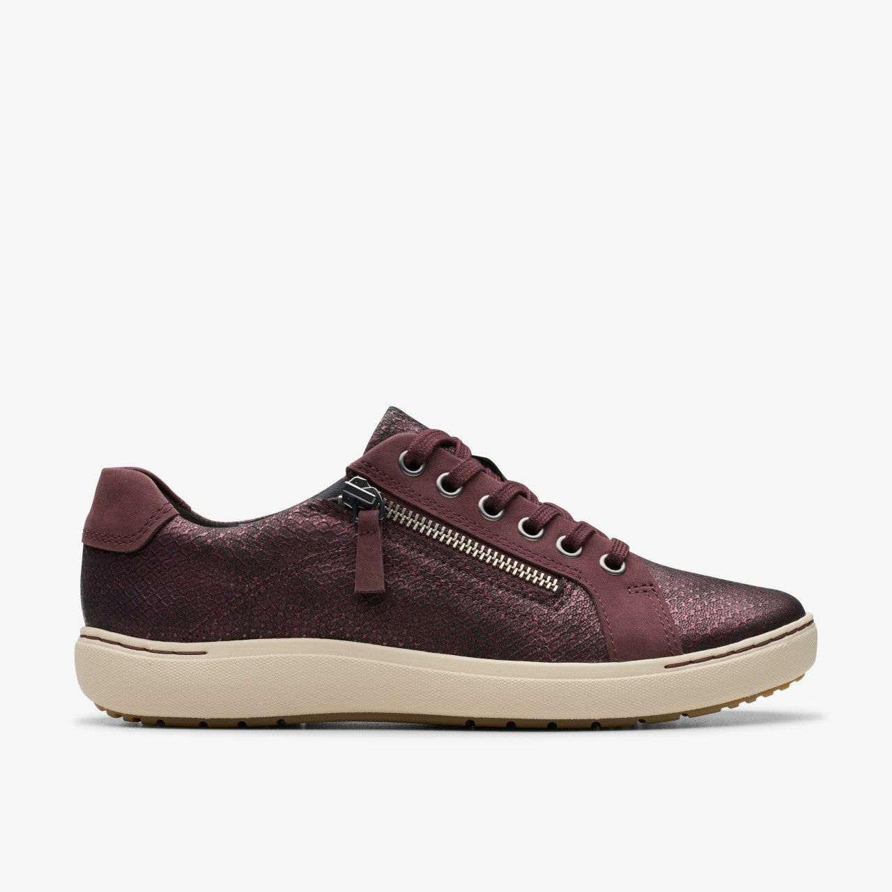 Nalle Lace Wine Interest Leather | Clarks Discount