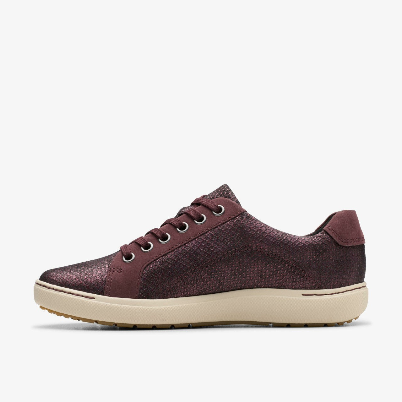Nalle Lace Wine Interest Leather | Clarks Discount