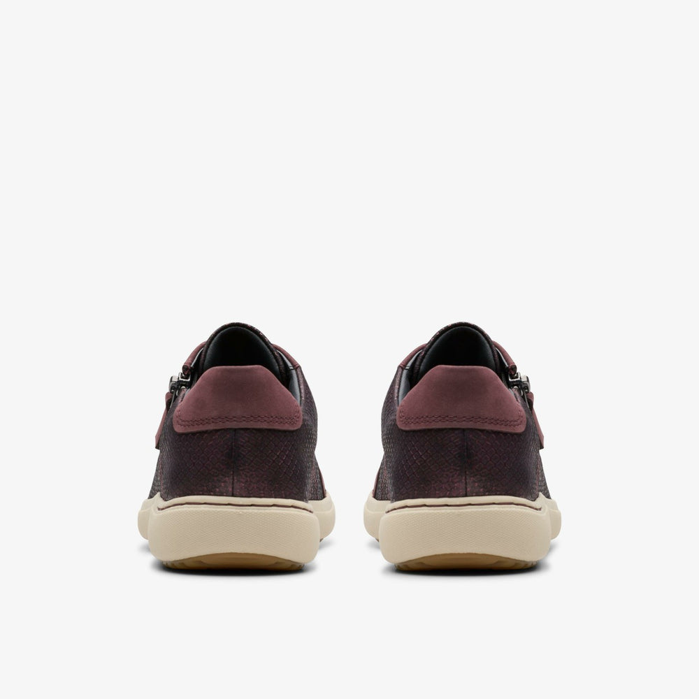 Nalle Lace Wine Interest Leather | Clarks Discount