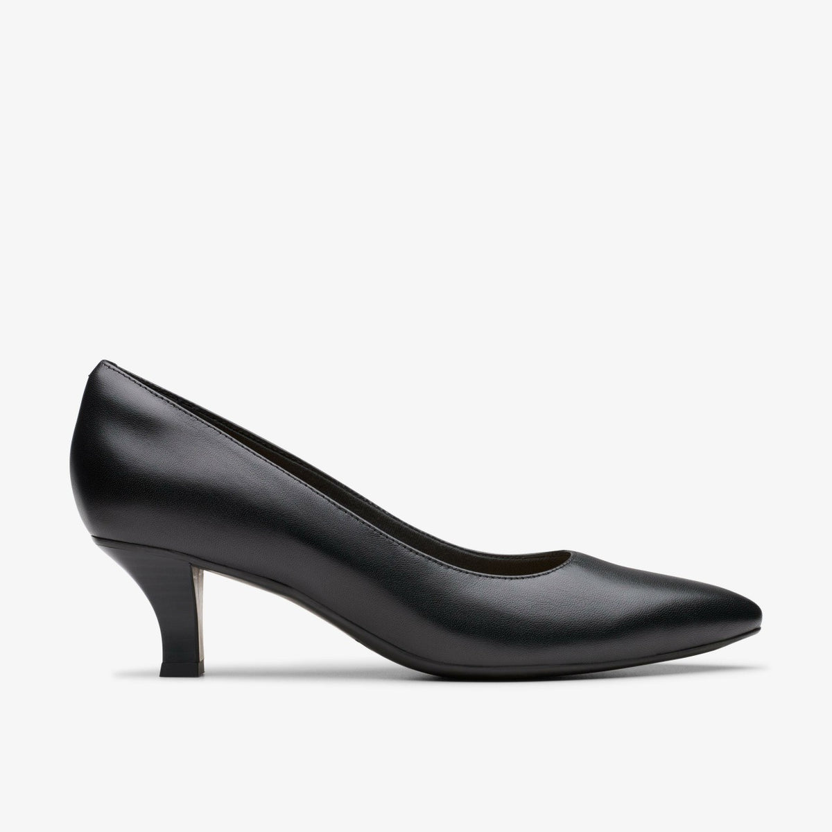 Kepley Vine Black Leather | Clarks Discount