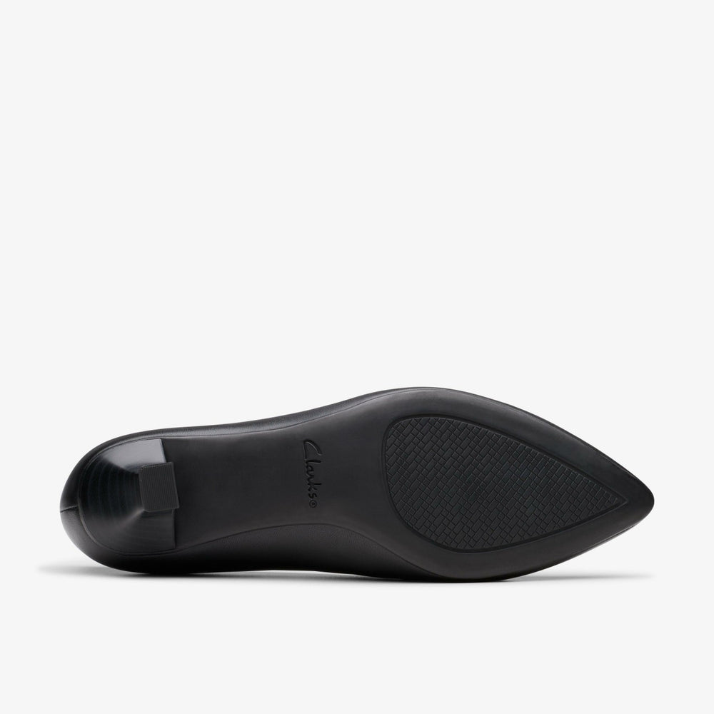 Kepley Vine Black Leather | Clarks Discount