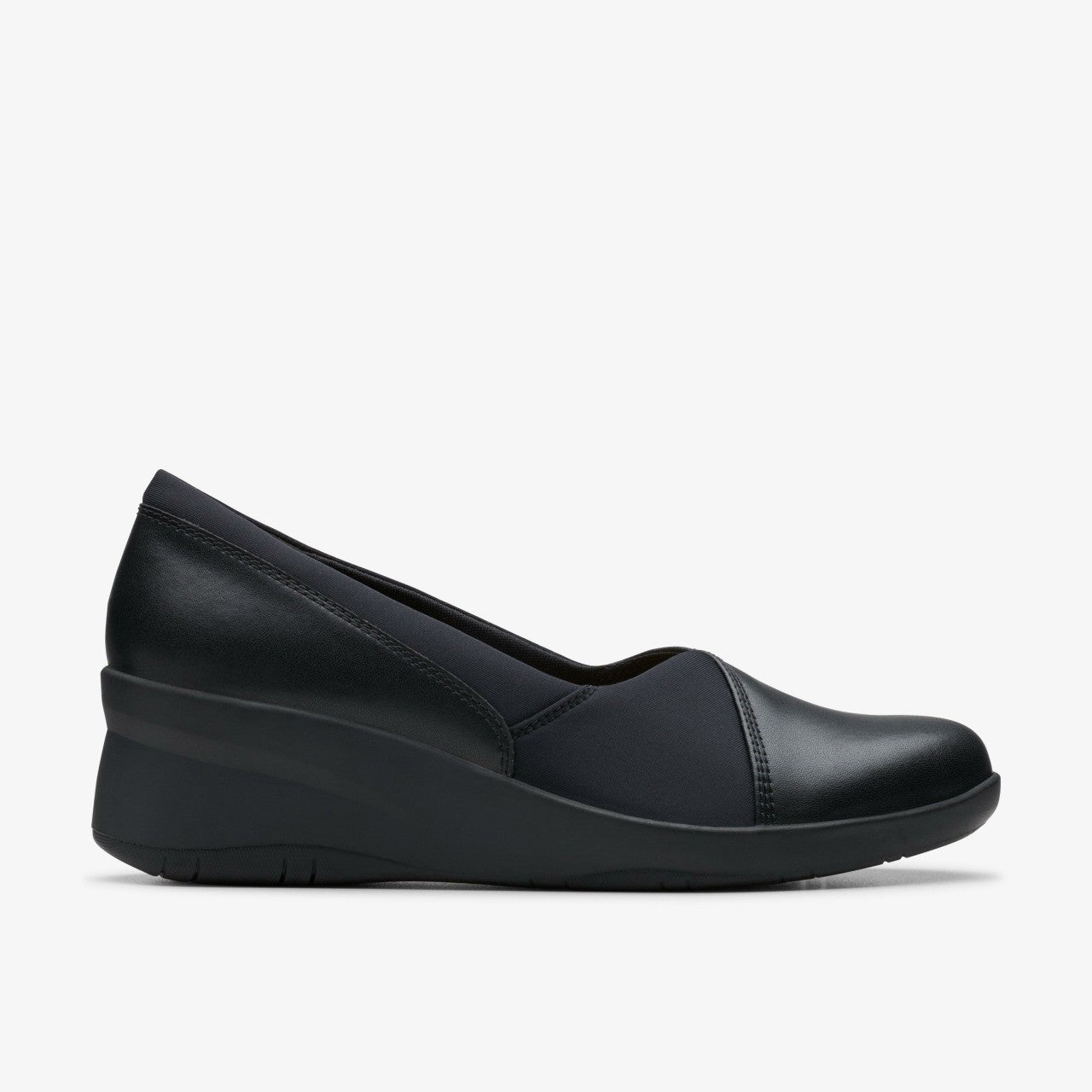 Suttyn Walk Black Leather | Clarks