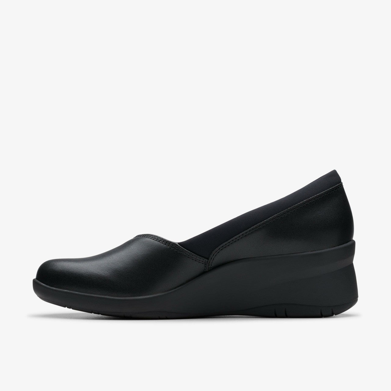 Suttyn Walk Black Leather | Clarks