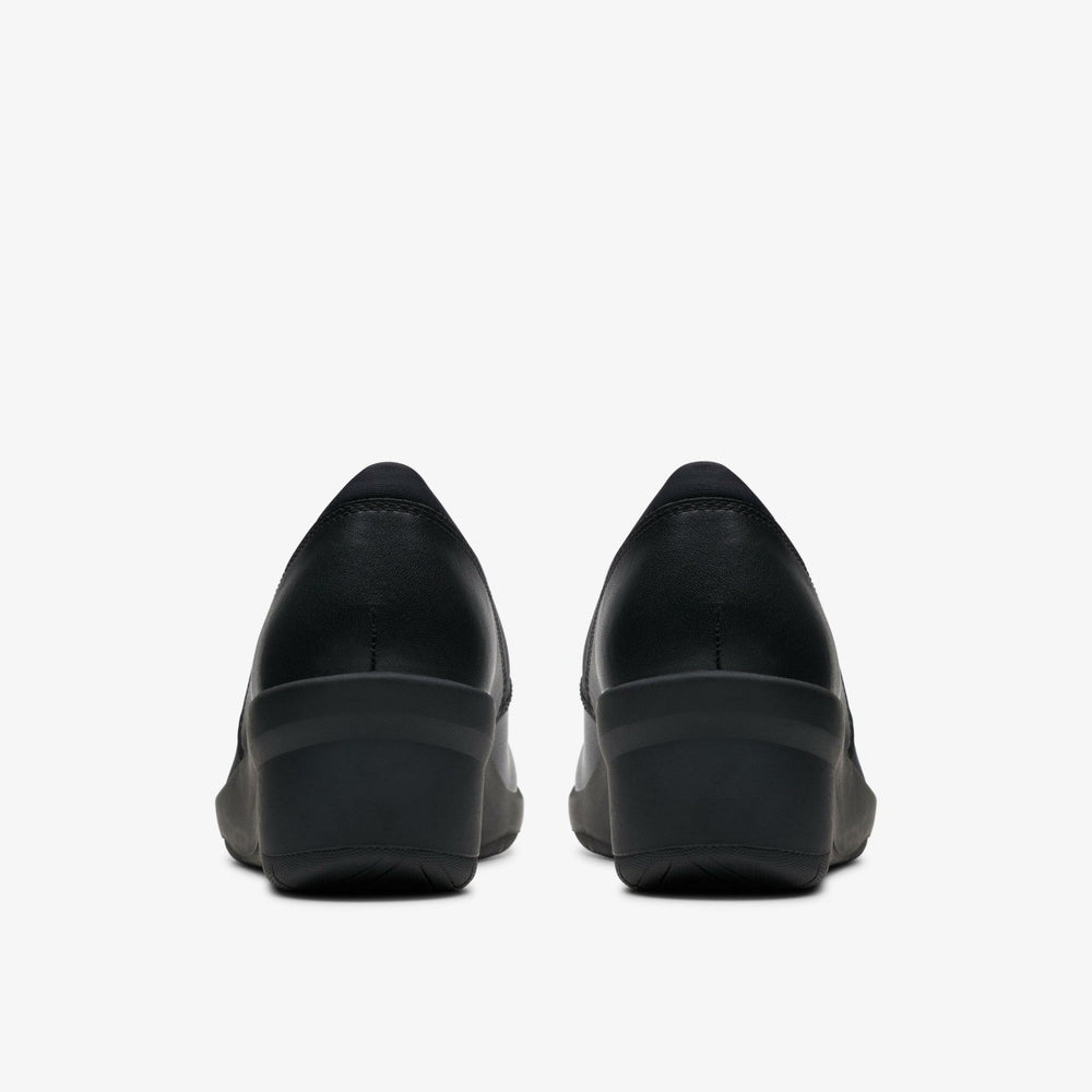 Suttyn Walk Black Leather | Clarks