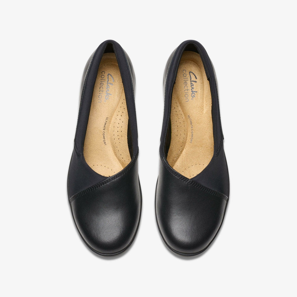 Suttyn Walk Black Leather | Clarks