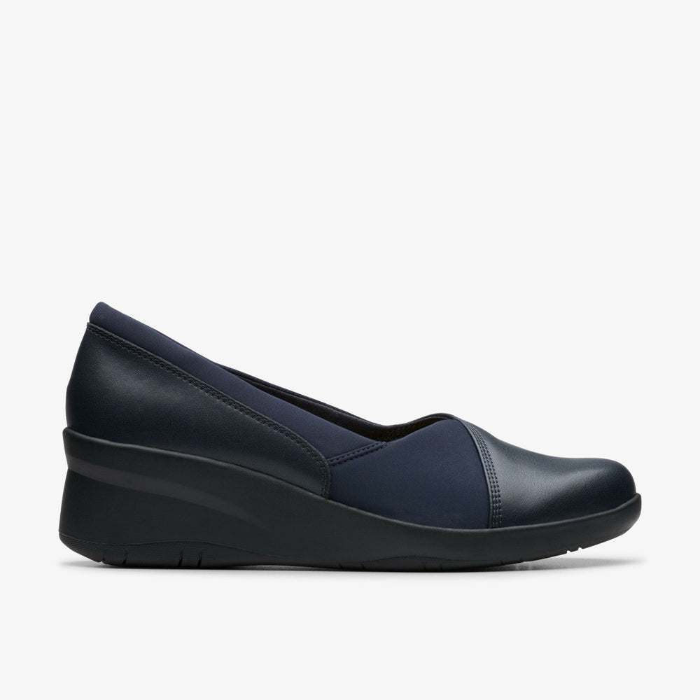 Suttyn Walk Navy Leather | Clarks US