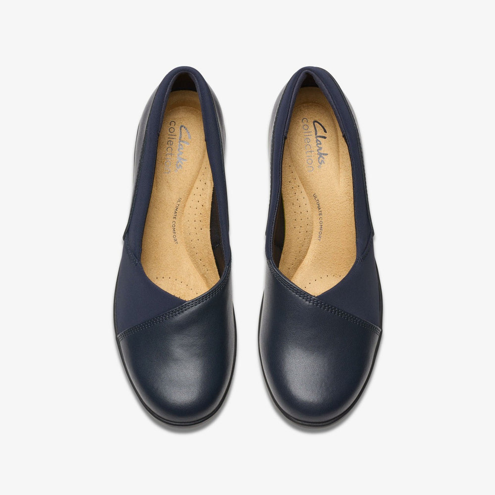 Suttyn Walk Navy Leather | Clarks US