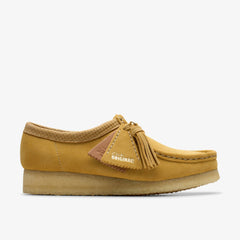 Wallabee Golden Tan Suede | Clarks Onsale