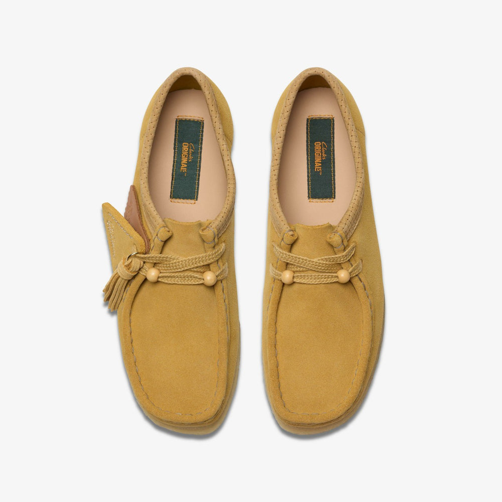 Wallabee Golden Tan Suede | Clarks Onsale