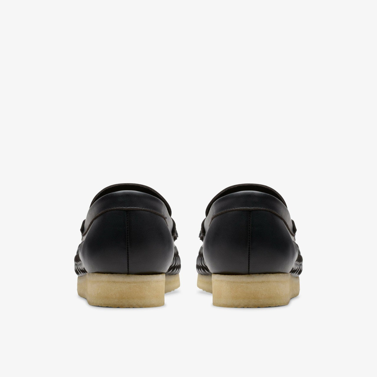 Wallabee Penny Weave Black Leather | Clarks For Sale