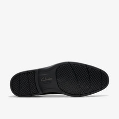 Eldredge Plain Black Leather | Clarks Discount