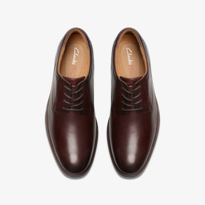 Eldredge Plain Dark Brown Leather | Clarks Sale