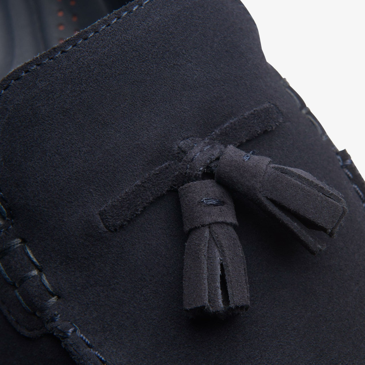 Torford Tassel Navy Suede | Clarks