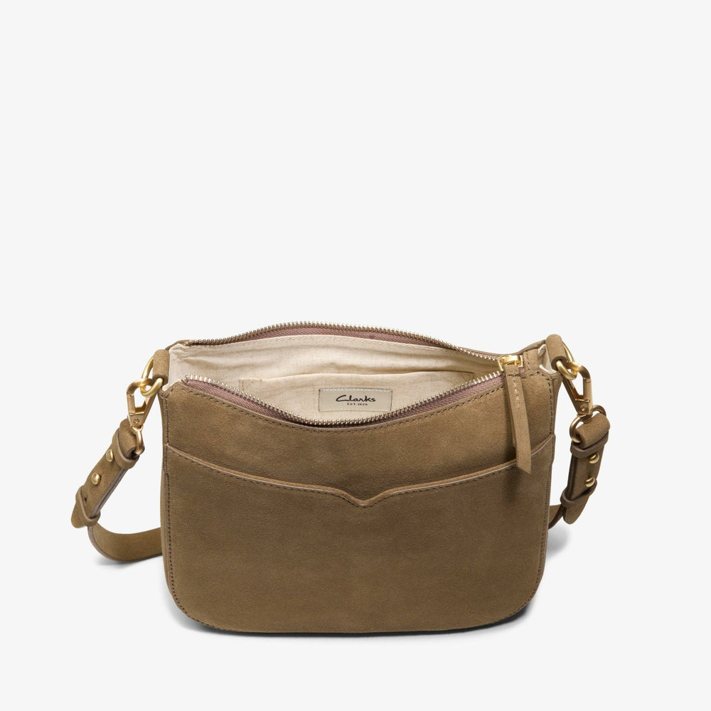 Topsham Willow Dark Sand Suede | Clarks Onsale
