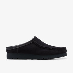 Wallabee Slip Black Suede | Clarks