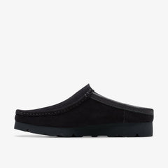 Wallabee Slip Black Suede | Clarks