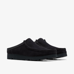 Wallabee Slip Black Suede | Clarks