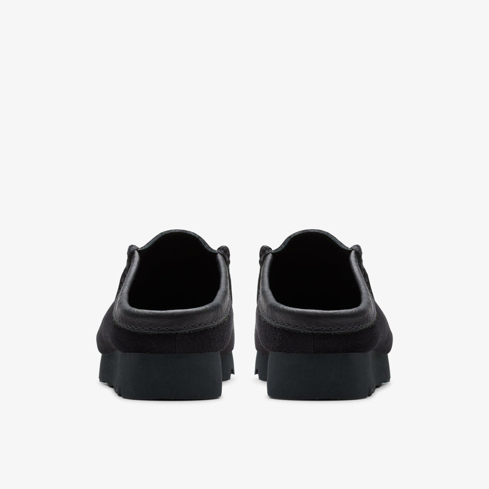 Wallabee Slip Black Suede | Clarks