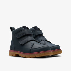 Lorcam Hi Kid Navy | Clarks Onsale