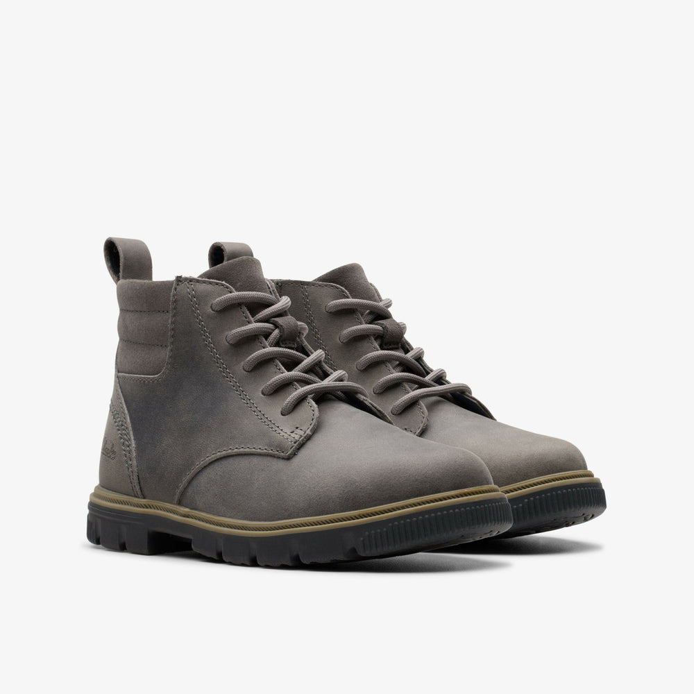 Lorcam Trail Kid Dark Grey | Clarks Sale