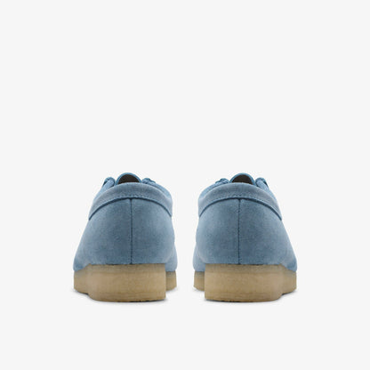 Wallabee Weave Powder Blue Suede | Clarks For Sale