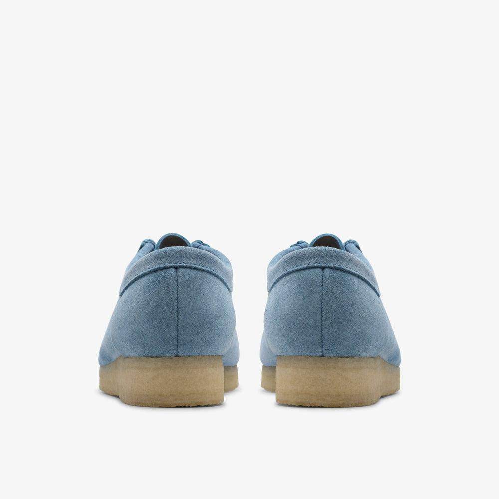 Wallabee Weave Powder Blue Suede | Clarks For Sale