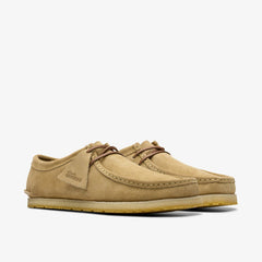 Godney Lace Dark Sand Suede | Clarks
