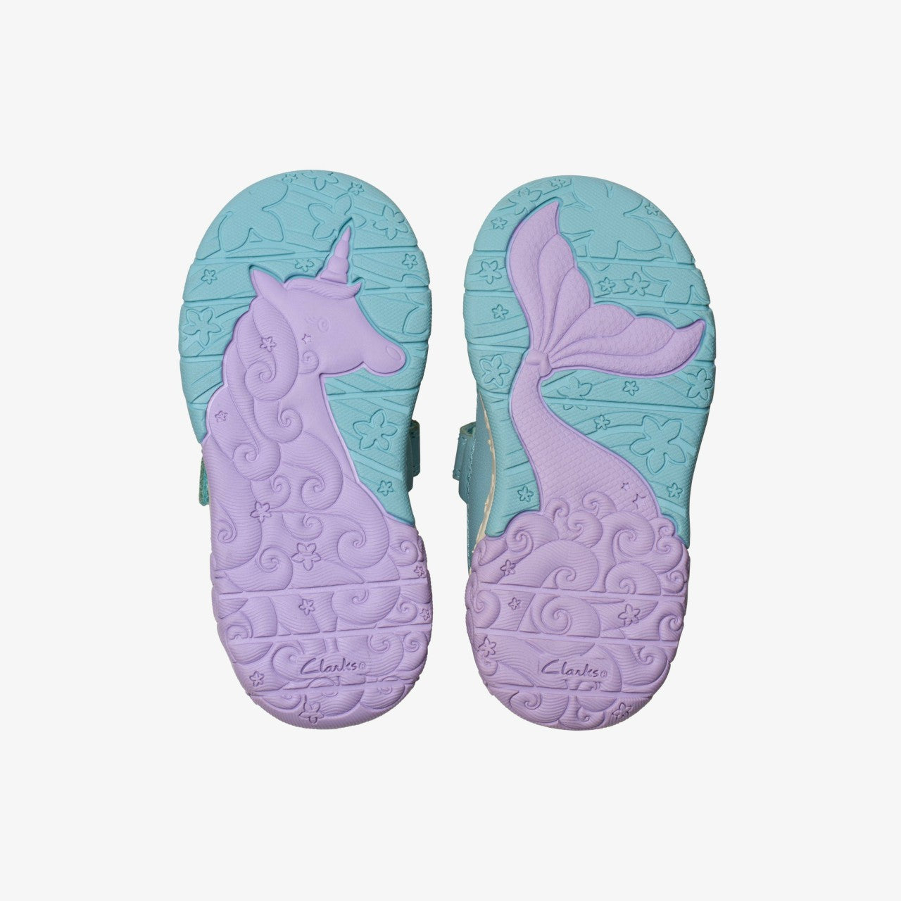 Tidal Shell Toddler Light Blue Combination | Clarks Discount