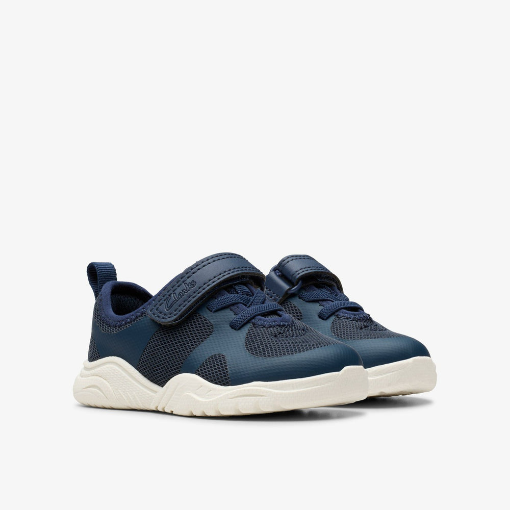 Feather Ath Toddler Navy | Clarks For Sale