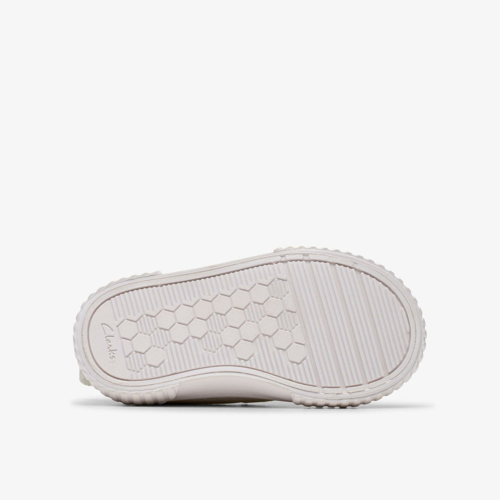 Foxing Berry Toddler Silver Fabric | Clarks US