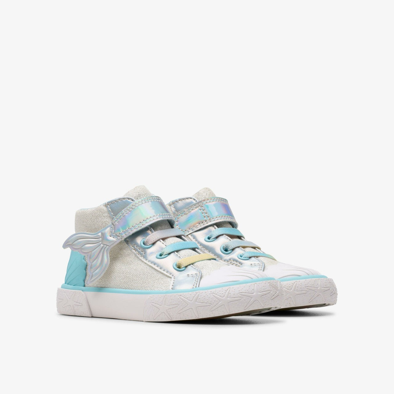 Foxing Wish Hi Toddler Silver Fabric | Clarks For Sale