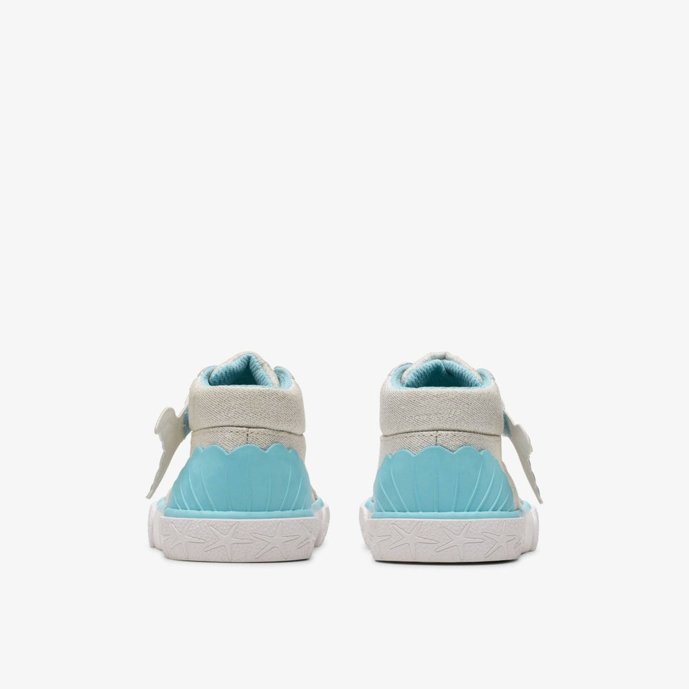 Foxing Wish Hi Toddler Silver Fabric | Clarks For Sale